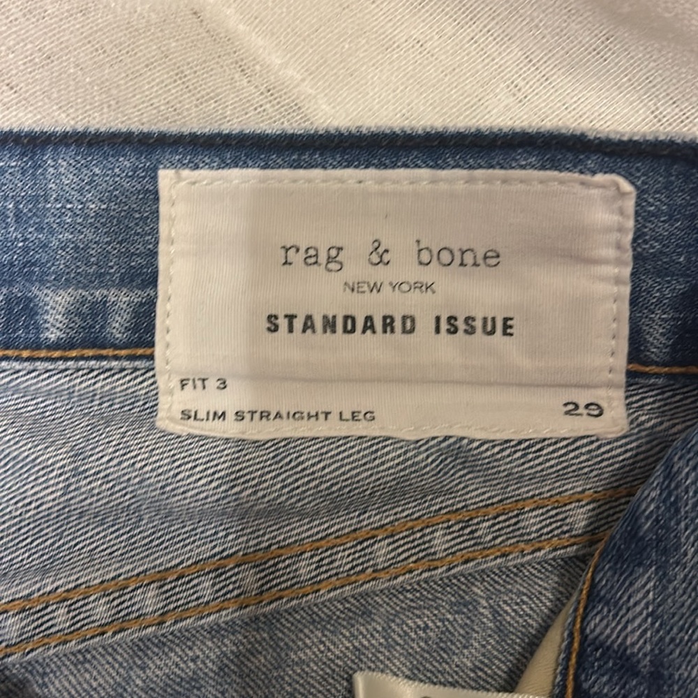 Rag & Bone standard issue slim straight leg fit 3 - Picture 5 of 14